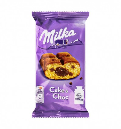 Пирожное Milka Soft&Choc бисквитное с шоколадной начинкой 35г