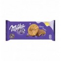 Печенье Milka Choco grain с овсяными хлопьями покрытое молочным шоколадом 168г