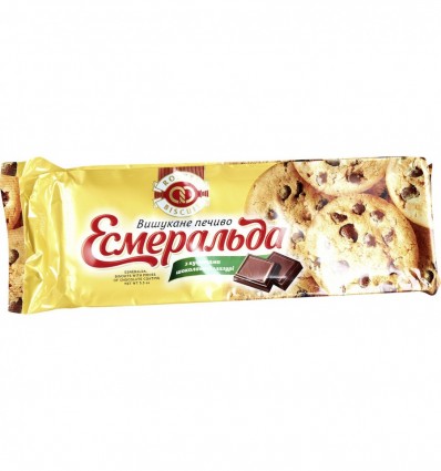 Печенье Roshen Esmeralda сдобное с кусочками глазури 150г