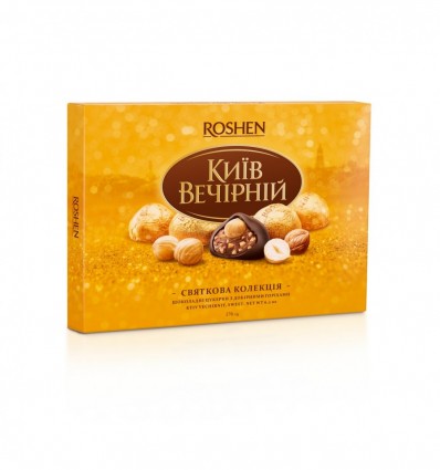 Конфеты Roshen Киев Вечерний глазированные шоколадом 176г