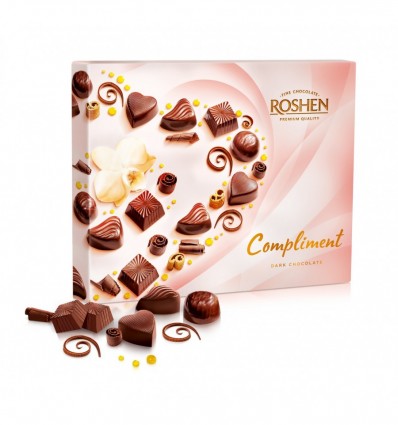 Конфеты шоколадные Roshen Compliment ассорти 145г