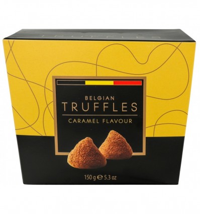 Трюфельные конфеты Belgian Truffes со вкусом карамели 150г