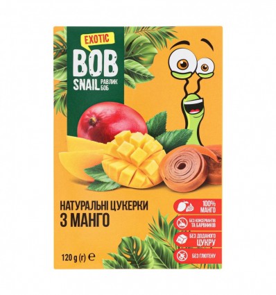 Конфеты Bob Snail Exotic Манго фруктовые 120г