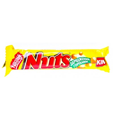 Цукерка Nestle Nuts king з цілими лісовими горіхами 60г
