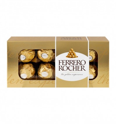Конфеты Ferrero Rоcher вафельные с лесными орехами 100г