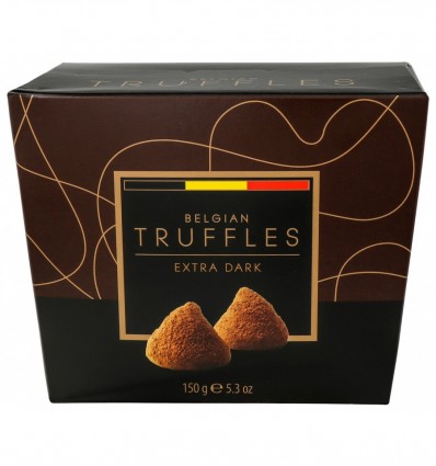 Конфеты трюфельные Belgian Truffes Chocolate Extra dark 150г
