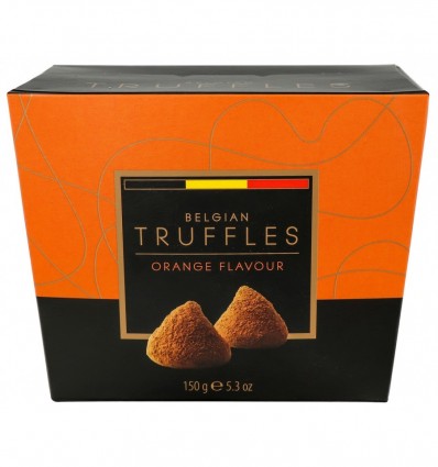 Цукерки трюфельні Belgian Truffes Chocolate Orange flavor 150г