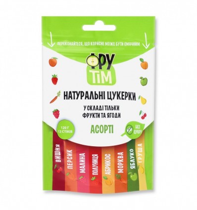 Конфеты натуральные Фрутим ассорти 120 гр