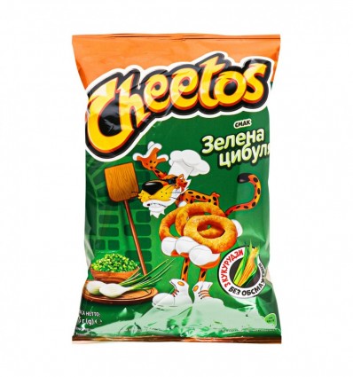 Палочки кукурузные Cheetos со вкусом зеленого лука 55г