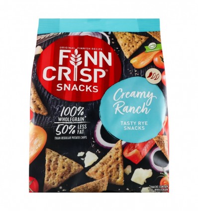 Снек Finn Crisp Creamy Ranch цельнозерновой 150г