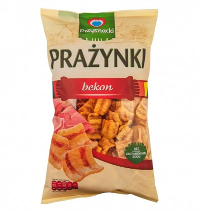 Снеки Przysnacki со вкусом бекона картофельно-пшеничные 140г