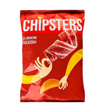 Чипси Chipster`s Бекон картопляні 130г