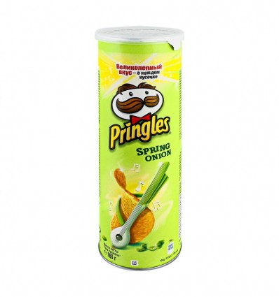 Чіпси Pringles Зелена цибуля картопляні 165г