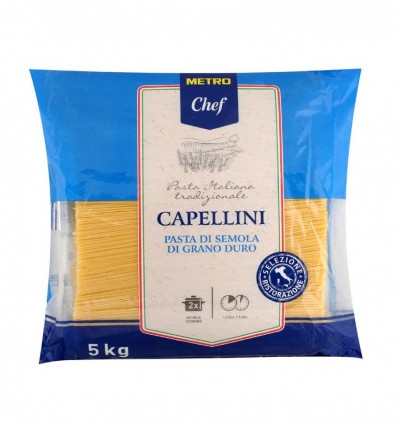 Макароны Metro Chef Capellini из твердых сортов пшеницы 5кг