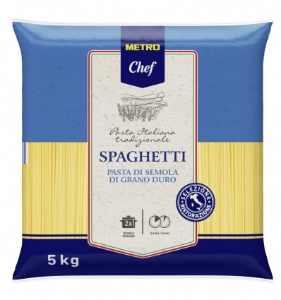 Макароны Metro Chef Spaghetti из твердых сортов пшеницы 5кг