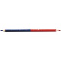 Олівець графітний Optima червоно-синій