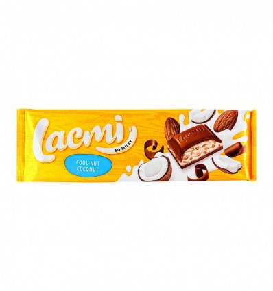 Шоколад Roshen Lacmi Cool-Nut Coconut молочный 280г