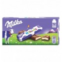 Шоколад Milka Milkinis молочний з молочною начинкою 87.5г