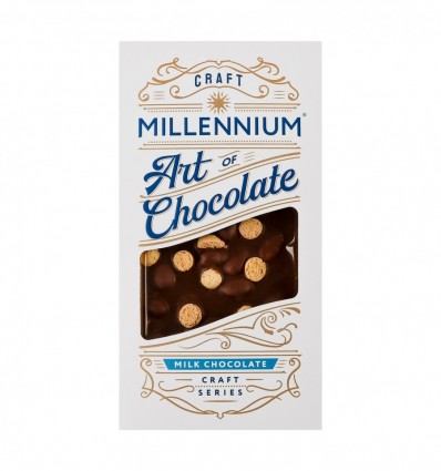 Шоколад Millennium Craft Series молочный с миндалем 100г