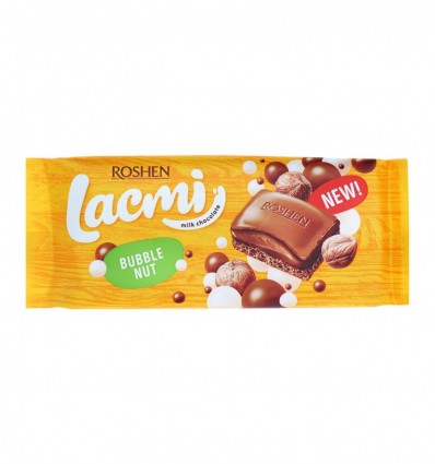 Шоколад Roshen Lacmi Buble Nut молочный пористый 85г