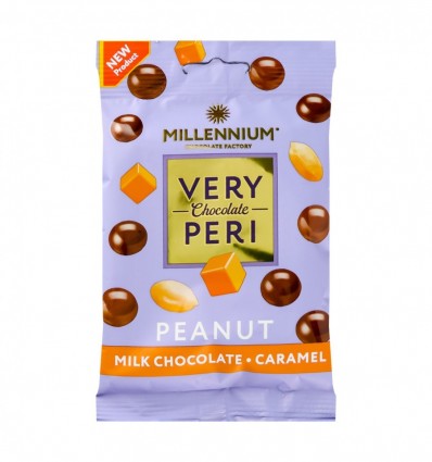 Драже Millennium Very Peri Peanut у шоколаді з солоною карамеллю 100г