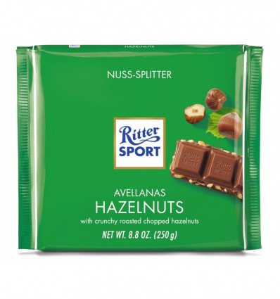 Шоколад Ritter Sport молочний з лісовими горіхами 250г