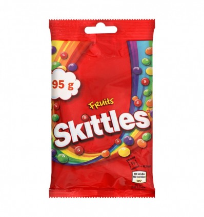 Драже Skittles Fruits жувальні в цукровій оболонці 95г