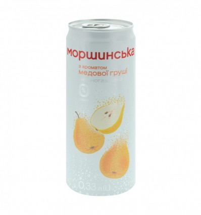 Напій безалкогольний Morshynska Медова груша сильногазований 0.33л