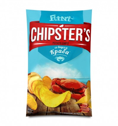 Чипси Chipster`s Краб картопляні 70г