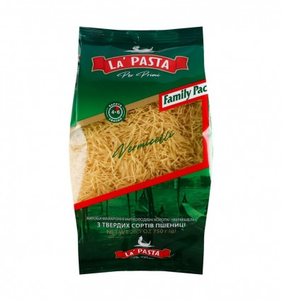 Макарони La Pasta Per Primi Vermicelli 750г