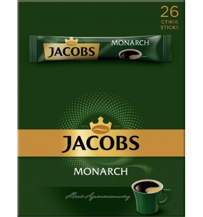 Кофе Jacobs Monarch растворимый сублимированный 1.8г