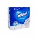 Бумага туалетная Selpak Super Soft 3-х слойная белая 32шт/уп