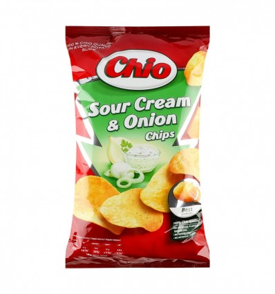 Чипси Chio Sour Cream&Onion картопляні 150г