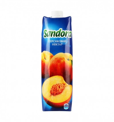 Нектар Sandora персиковий з м`якоттю 0.95л