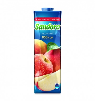 Сок Sandora Яблочный восстановленный осветленный 1л