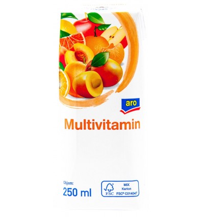 Сок Aro мультивитамин 18х250мл