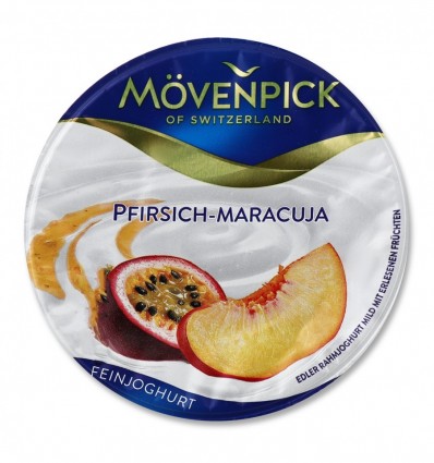 Йогурт Movenpick Персик-Маракуйя 13% 150 г