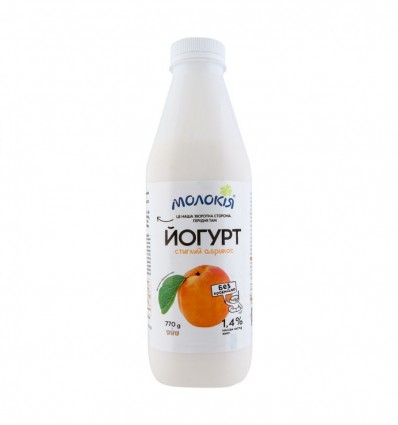 Йогурт Молокія Стиглий абрикос 1.4% 770г