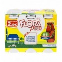 Продукт кисломолочный Flora Plus Клубника 6х100г/уп