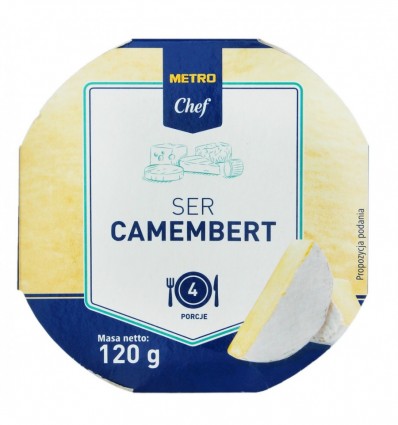 Сир Metro Chef Ser Camembert м`який 120г