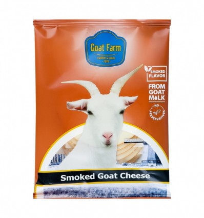 Сыр плавленый Goat Farm копченый из козьего молока 45% 100г