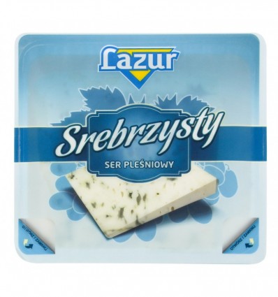 Сыр Lazur Srebrzysty с плесенью 50% 100г