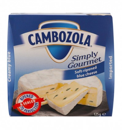 Сыр Kaserei Сhampignon Cambozola мягкий с плесенью 60% 125г