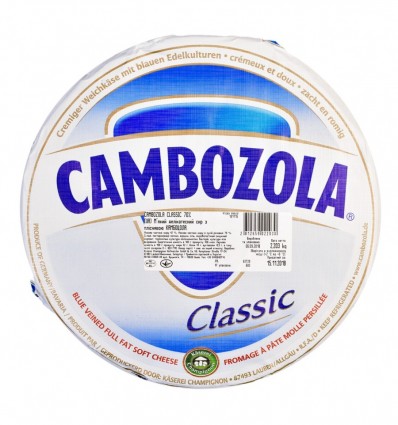 Сир Kaserei Сhampignon Cambozola м`який 70% ваговий