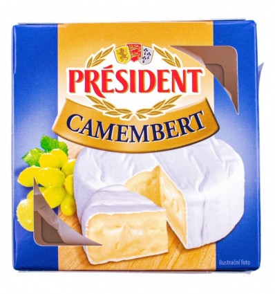 Сир President Камамбер м`який 60% 90г