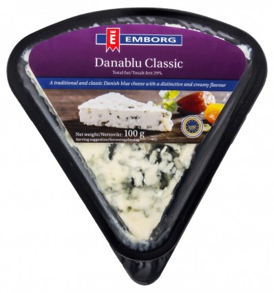 Сир Emborg Danablu Classic м`який з блакитною пліснявою 50% 100г