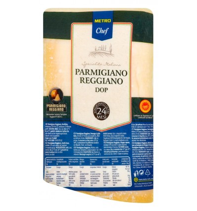 Сир Metro Chef Parmigiano Reggiano Dop 24 місяців витримки 32% ваговий