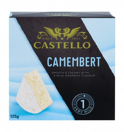 Сир Castello Camembert з білою пліснявою 50% 125г