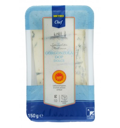 Сир Metro Chef Gorgonzola Dolce м`який 150г