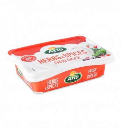 Крем-сир Arla з травами та спеціями 50% 200г